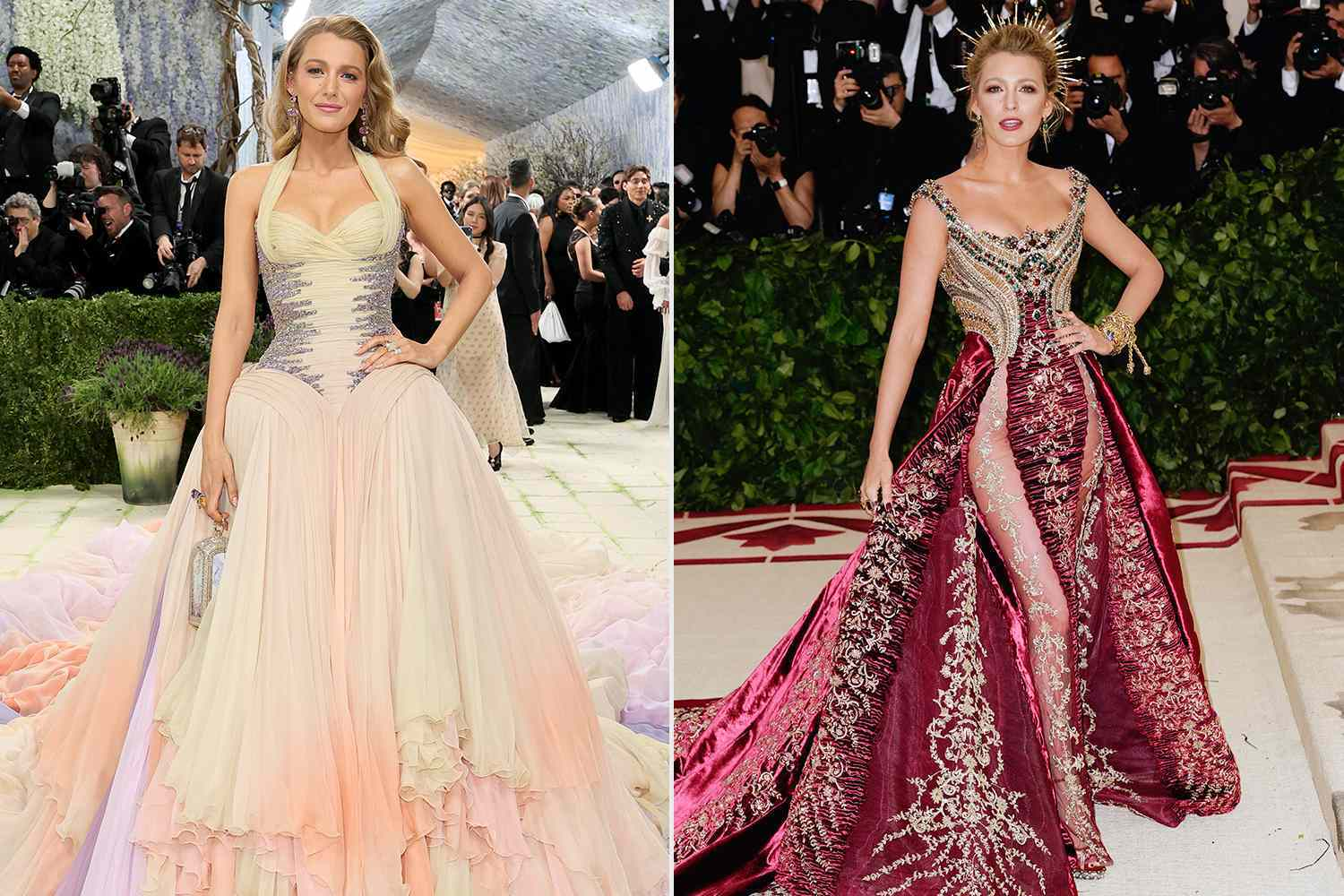 Blake Lively Matches the Met Gala Carpet — and Reveals Big News the Same Night