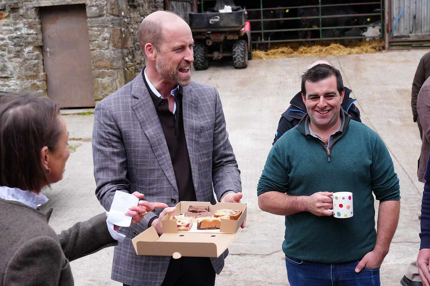 Prince William Spotted Hoarding Cakes on Yorkshire Visit — Farmers Couldn’t Stop Laughing
