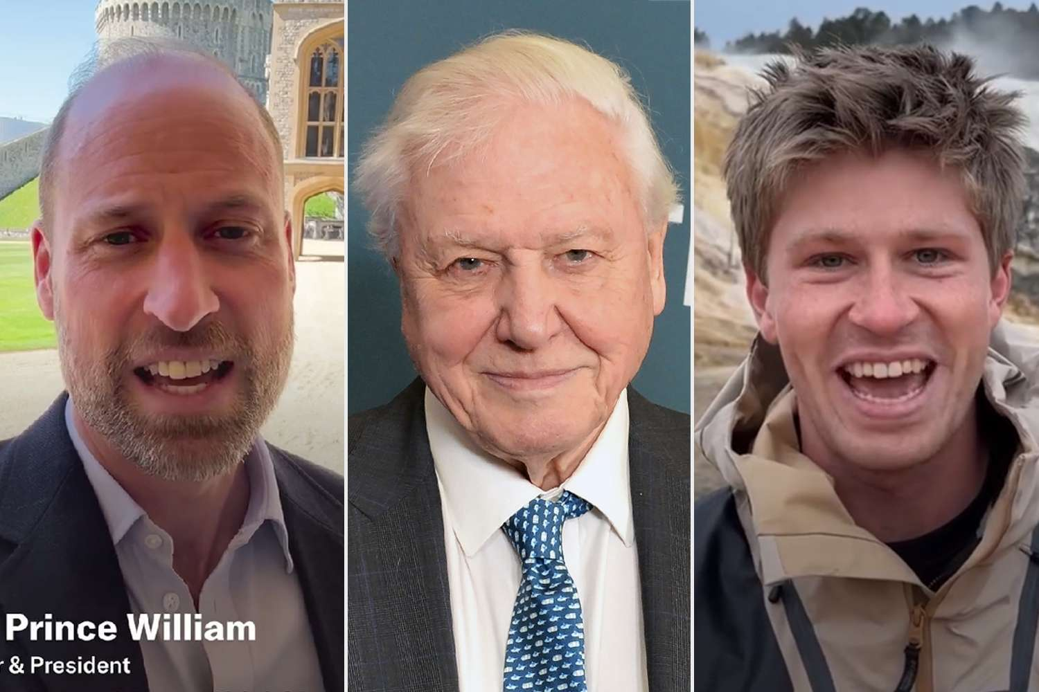 Prince William and Robert Irwin Lead Heartfelt Tributes to David Attenborough on His 100th