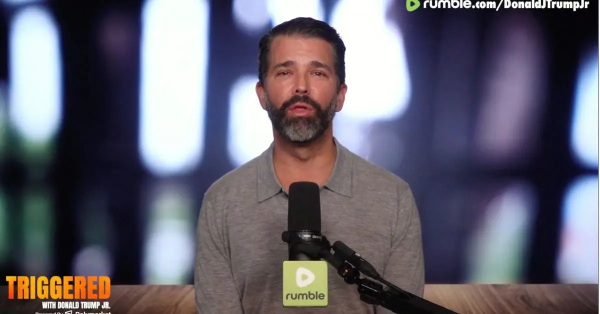Donald Trump Jr.'s Bloodshot Eyes Spark Drug Rumors After Live Podcast