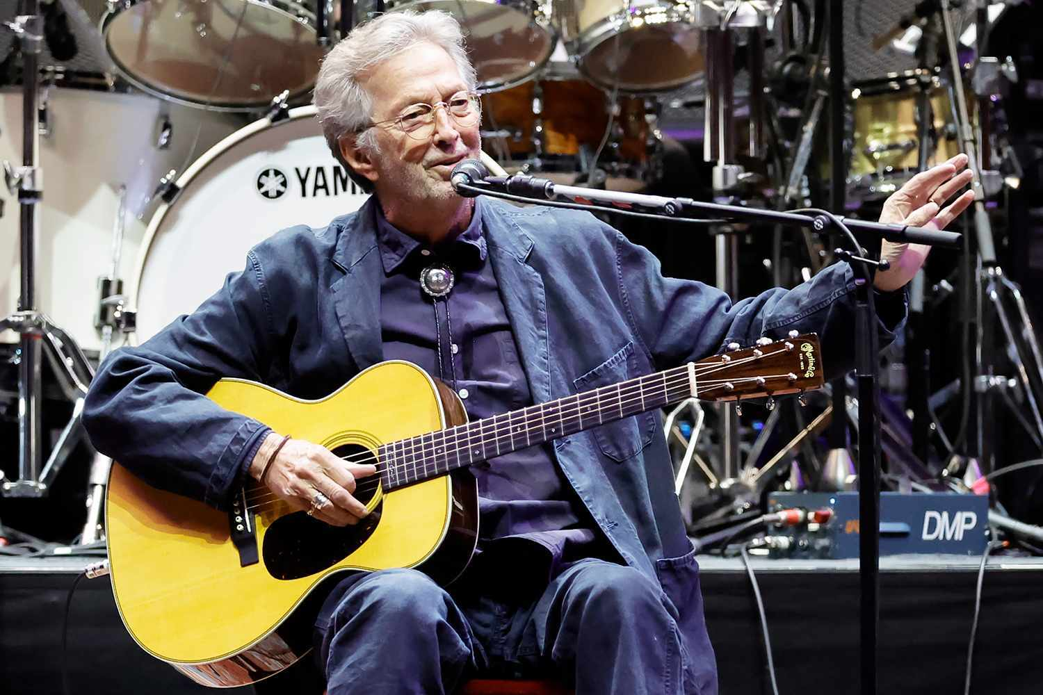 Eric Clapton Hit by a Thrown Vinyl in Madrid — Why He Skipped the Encore
