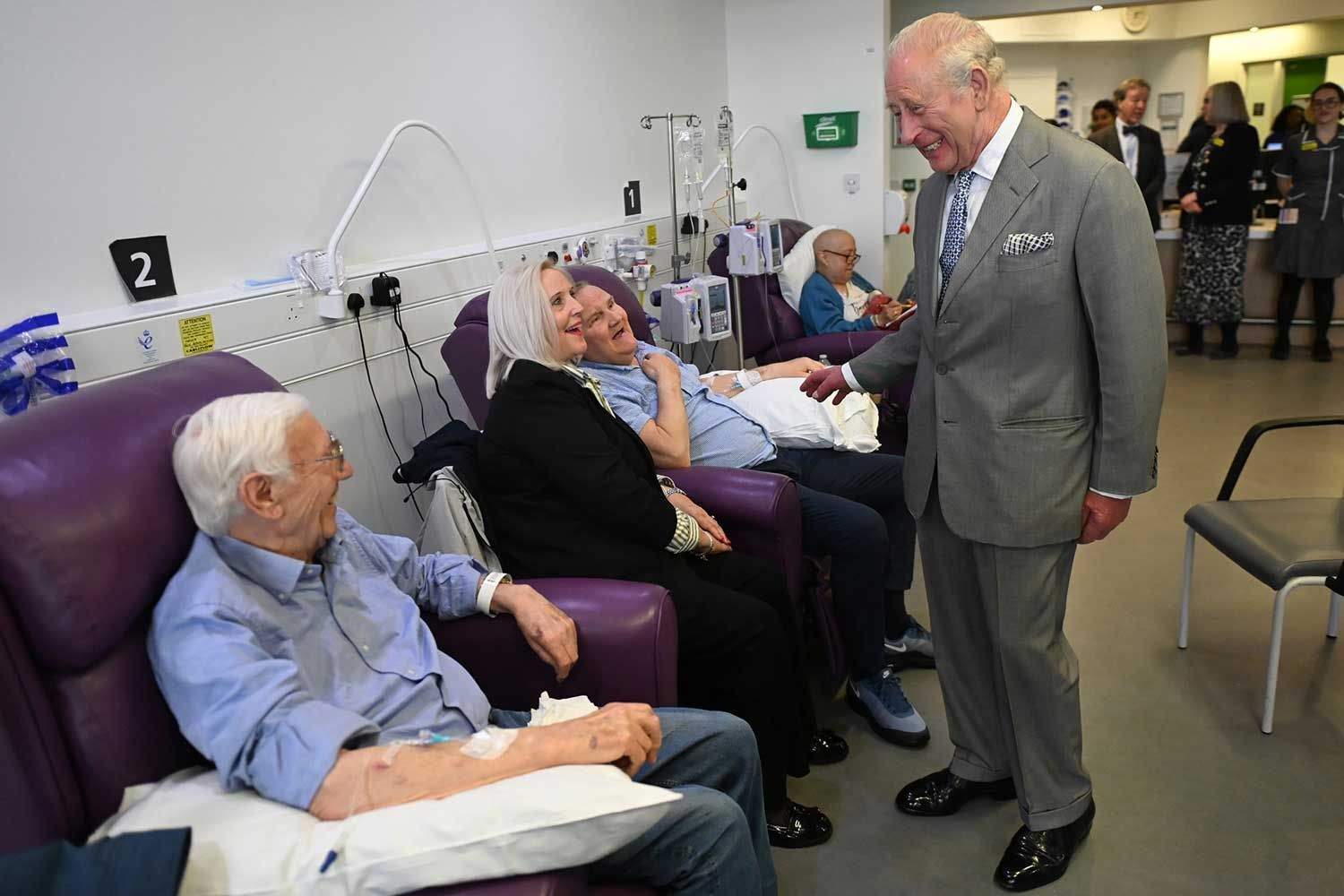 King Charles Shares a Candid Moment with a Chemo Patient at Guy's Cancer Centre