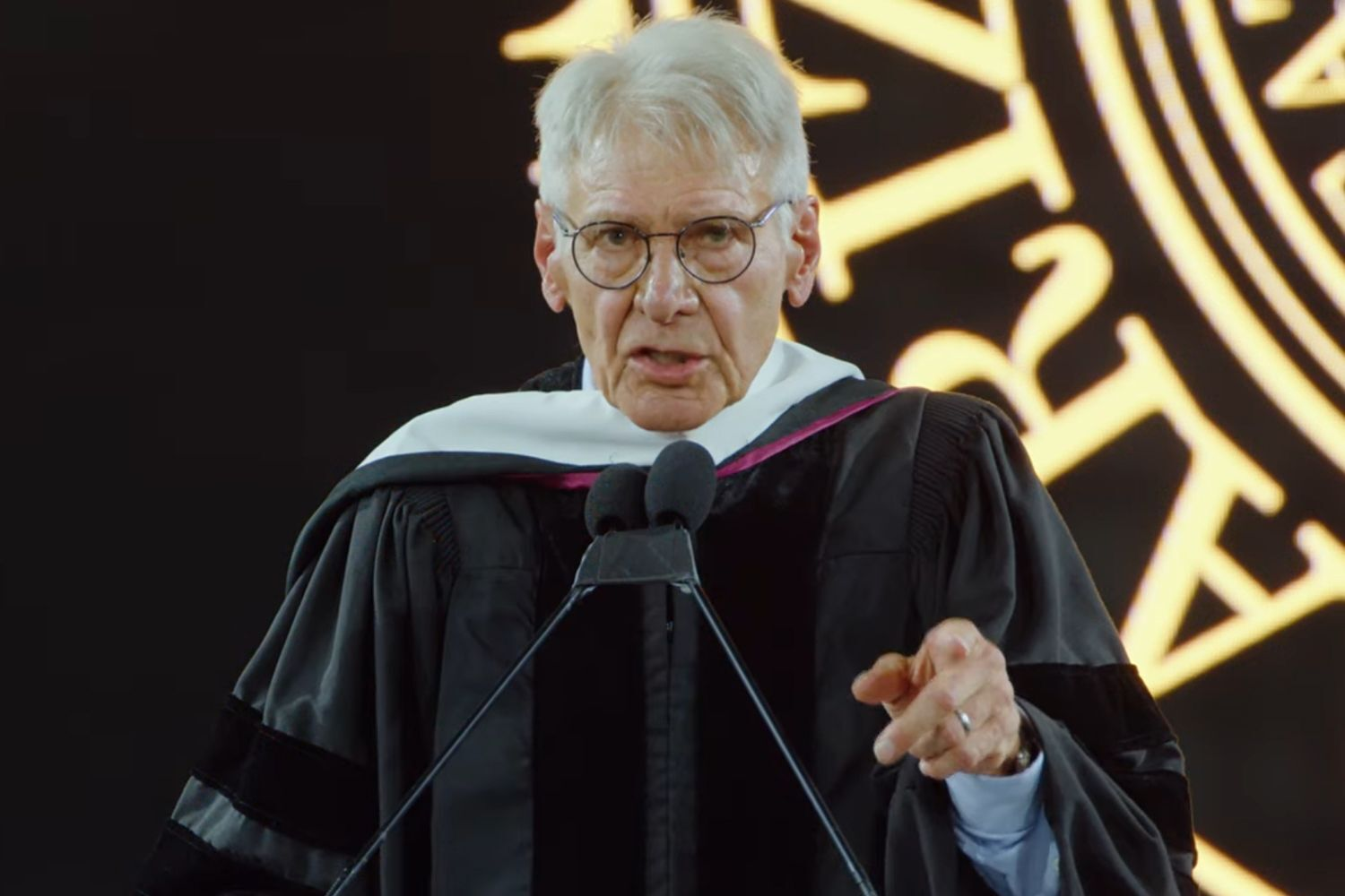 Harrison Ford Tells ASU Grads to 'Go Change the World' After Unexpected Confession