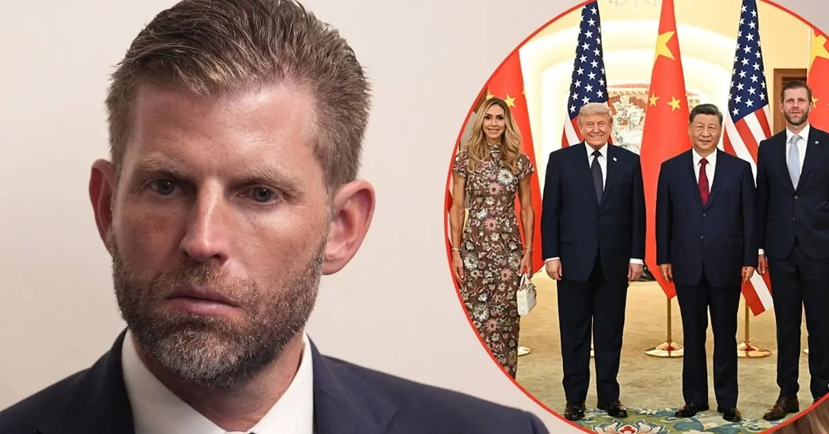 Eric Trump's China Selfie Sparks Ethics Backlash Over Family Crypto Links