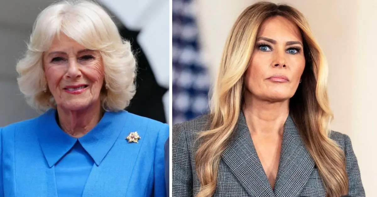 Queen Camilla's Brooch Swap Has Everyone Whispering — Did She Snub Melania?