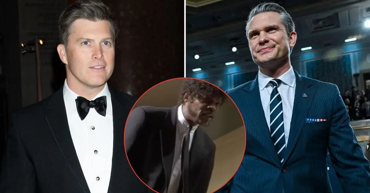 He Pitched It First! Colin Jost Says SNL Passed — Then Pete Hegseth Did The Pulp Fiction Prayer