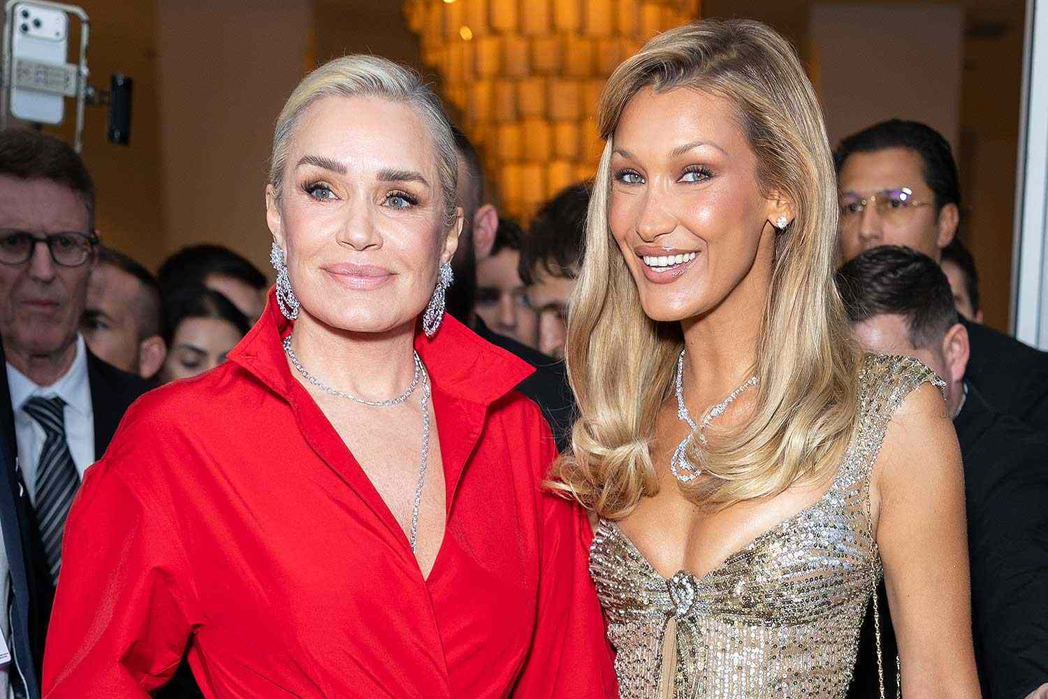 Yolanda and Bella Hadid's Glam Cannes Comeback Has Everyone Talking