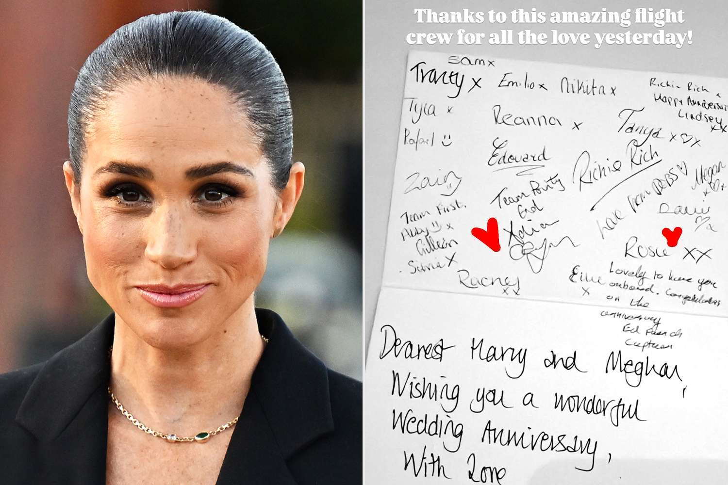 Meghan 'So Touched' by British Airways' Handwritten Anniversary Card — See the Sweet Family Moments