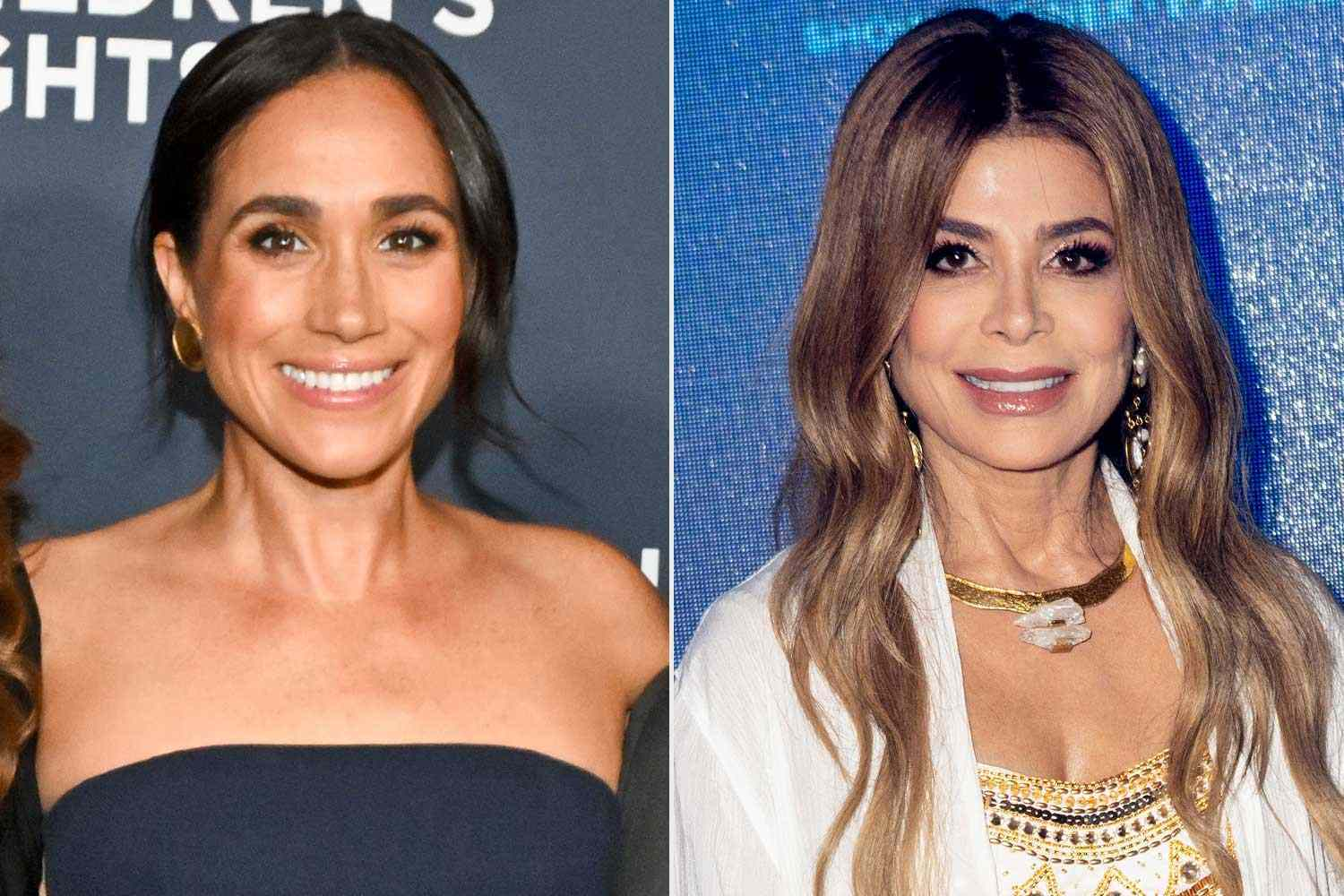 Meghan's Anniversary Post Sparks Paula Abdul Shoutout — Plus Penguins, Cake and a Flight Crew Surprise