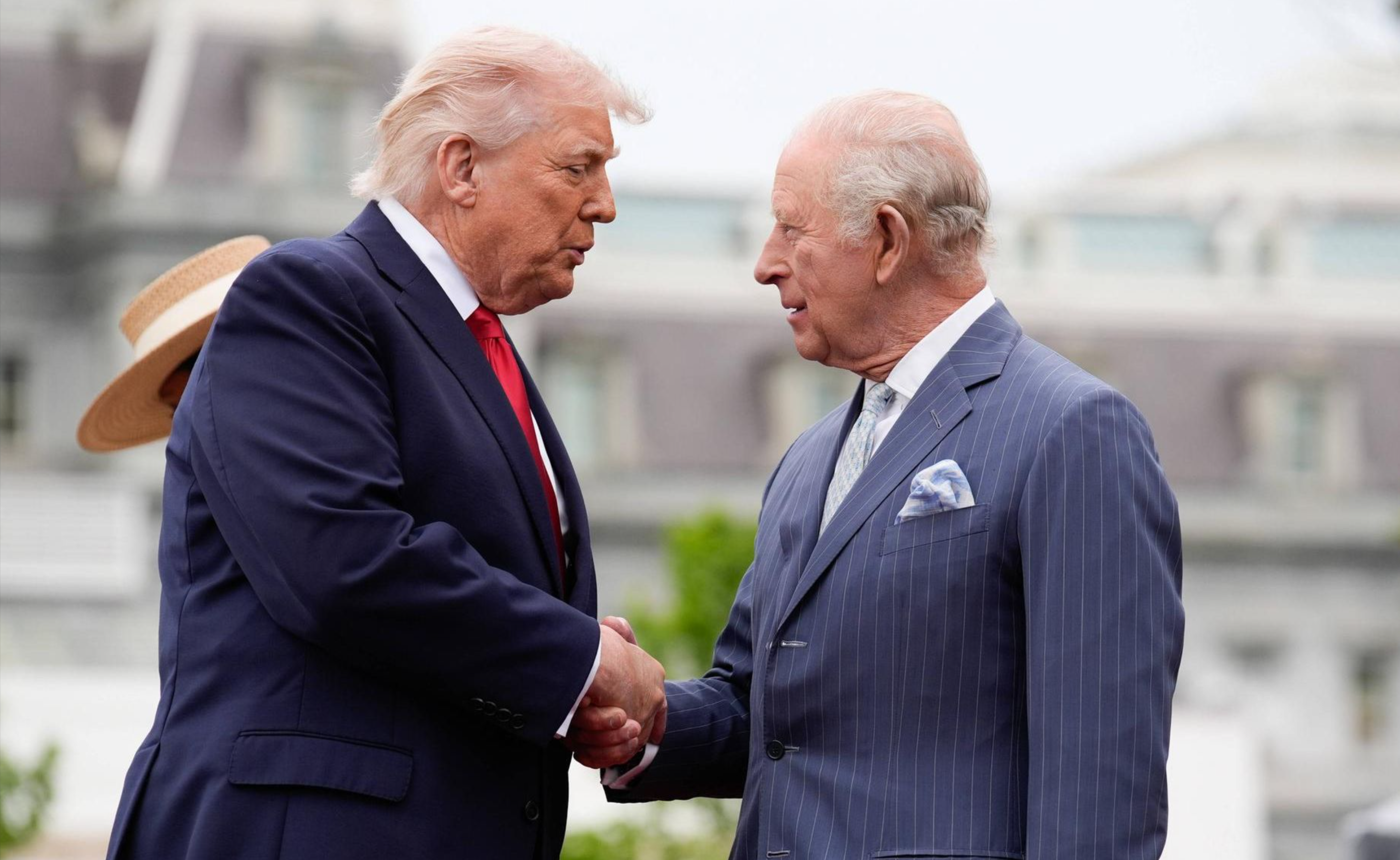 Trump Claims Distant Kinship with King Charles and Eyes Buckingham Palace!
