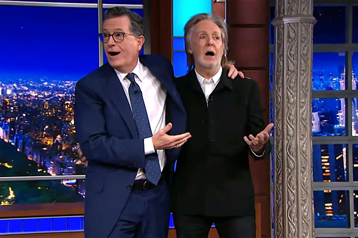 Stephen Colbert's Emotional Send-Off: Beatles Sing-Along, Snow-Globe Finale and Benny's Last Scene